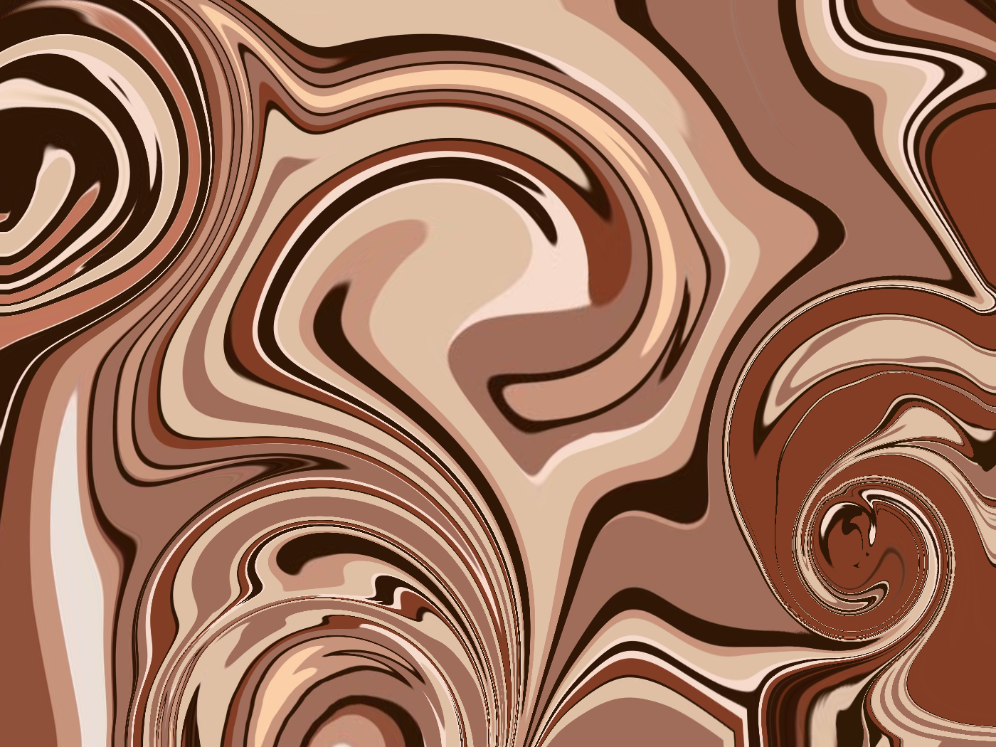 Brown Swirl Retro Marble Background 